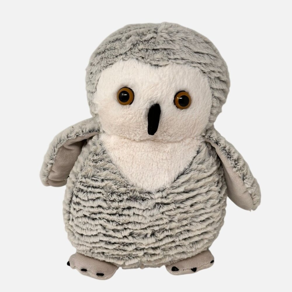 Build A Bear 2020 BAB Woodland Friends Snowy Owl Plush 12in Bird Retired Gray
